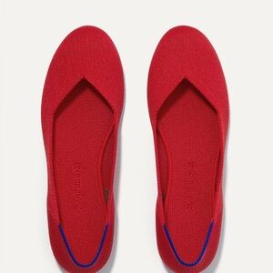 Rothy’s The Flat in Bright Red